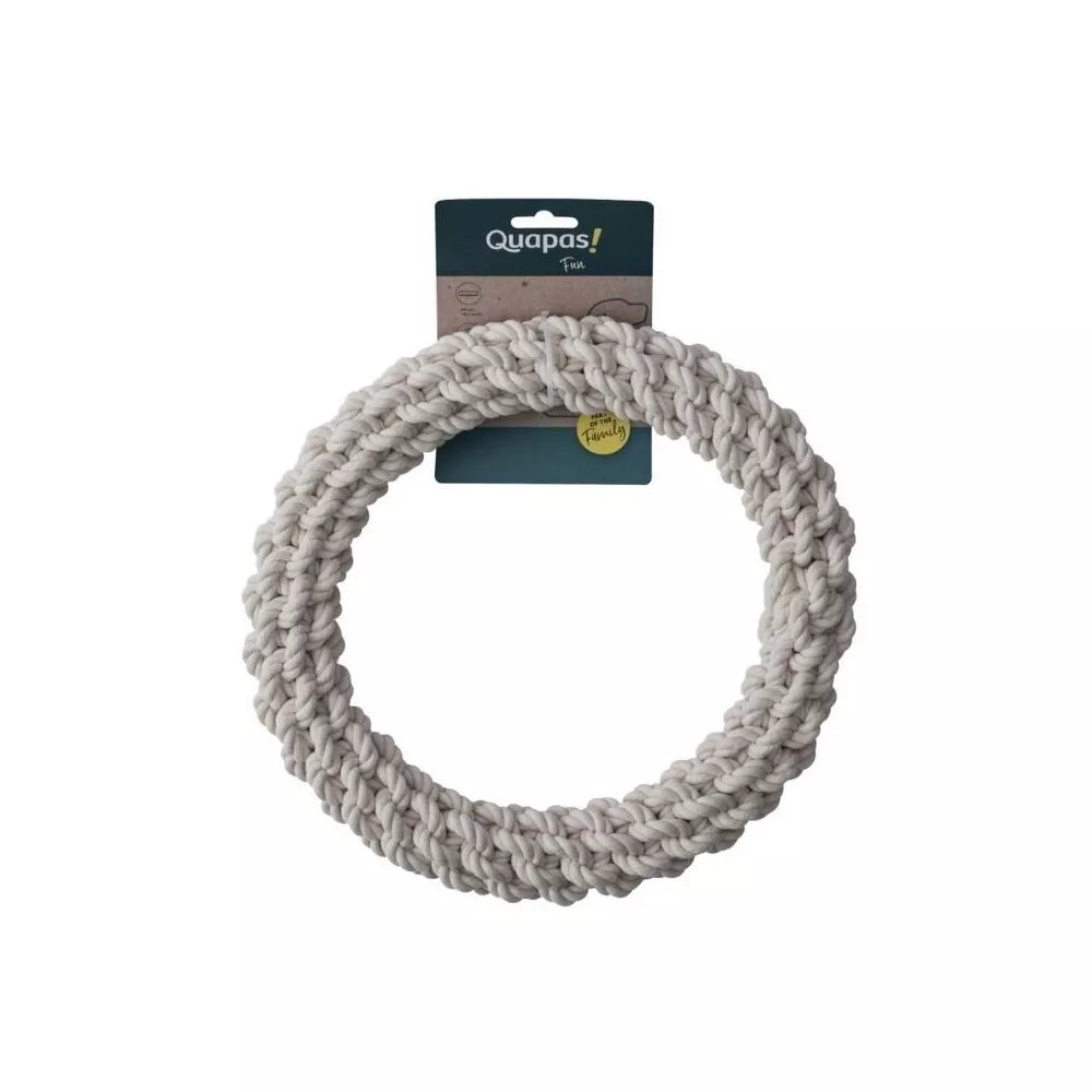Žaislas šunims iš natūralios virvės, žiedas, XXL, 40 cm